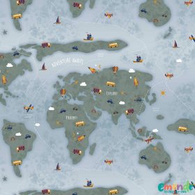 Pamutvászon, Térkép