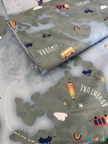 Pamutvászon, Térkép