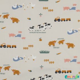 Pamutvászon, Farm, Bézs