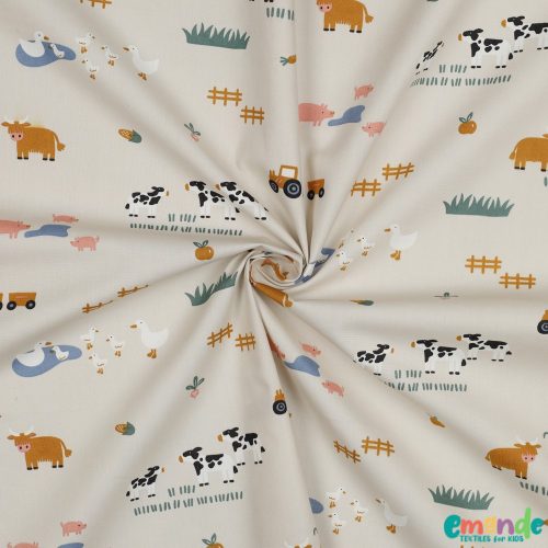 Pamutvászon, Farm, Bézs