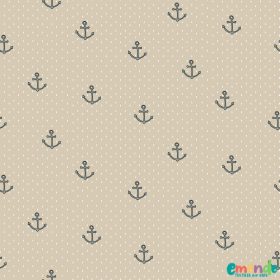 Pamutvászon,  Horgony, Bézs