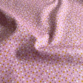 Pamutvászon, Pöttyök, Orgonalila  