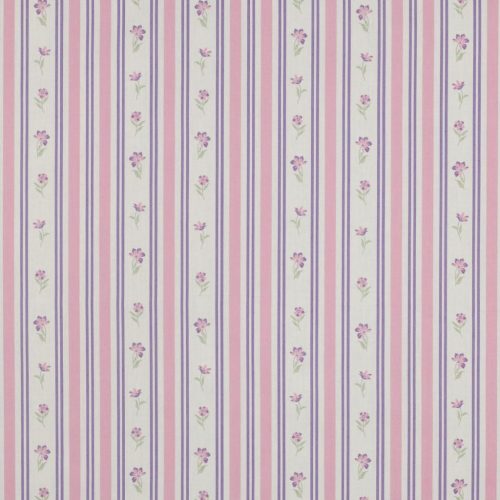 Pamutvászon, Virágok, Lila  