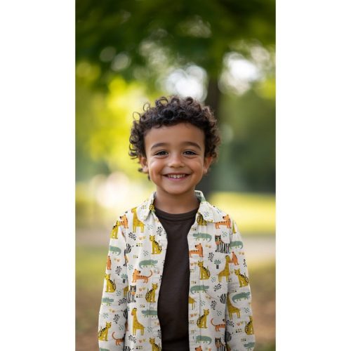 Pamutvászon, Safari, Törtfehér  