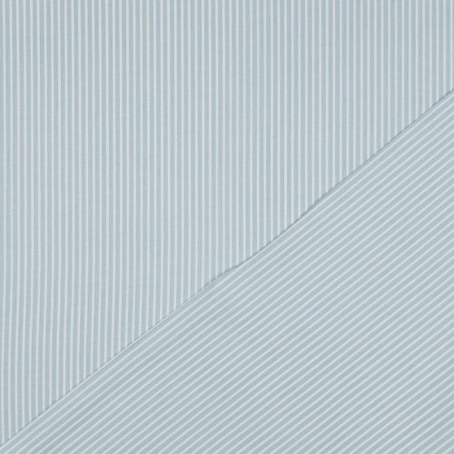 Pamutvászon, Csíkos, Világoskék  