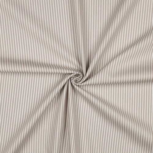 Pamutvászon, Csíkos, Homok  