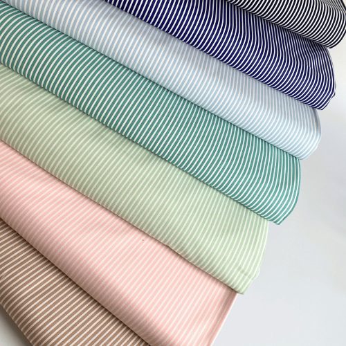 Pamutvászon, Csíkos, Homok  