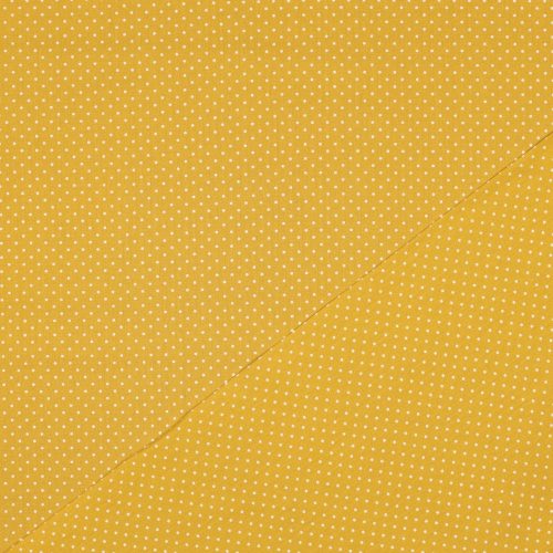 Pamutvászon, Apró pöttyös Okker  