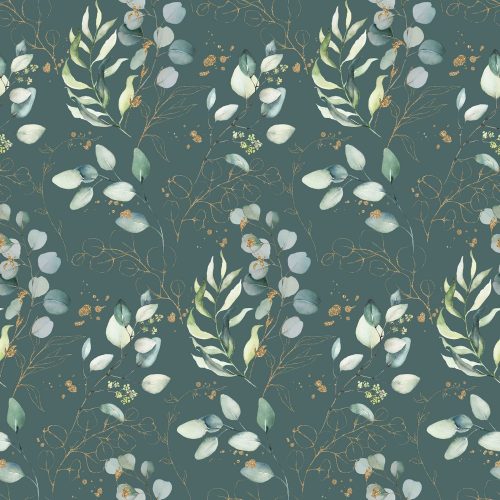 Pamutvászon, Eukaliptusz levelek, Fáradt zöld  