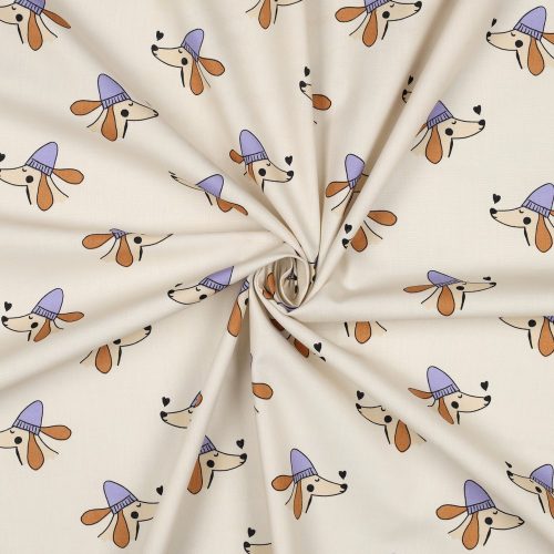 Pamutvvászon, Kutyák, Törtfehér