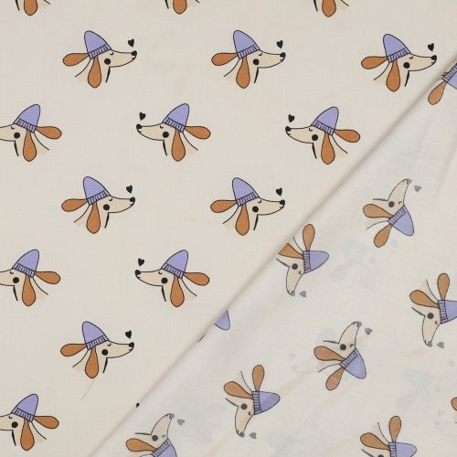 Pamutvvászon, Kutyák, Törtfehér