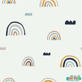 Pamutvászon, Szivárvány, Törtfehér