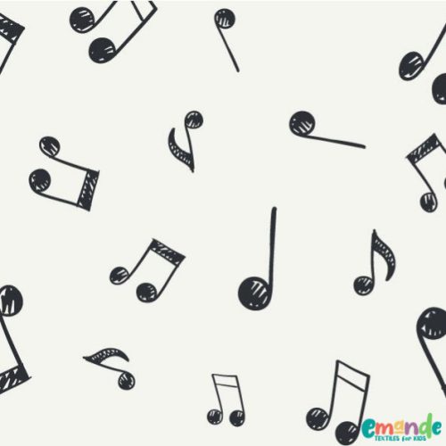 Pamutvászon, Fekete hangjegyek, Fehér