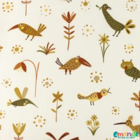 Pamutvászon, Erdei madarak, Törtfehér