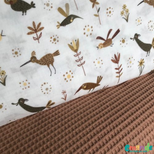 Pamutvászon, Erdei madarak, Törtfehér