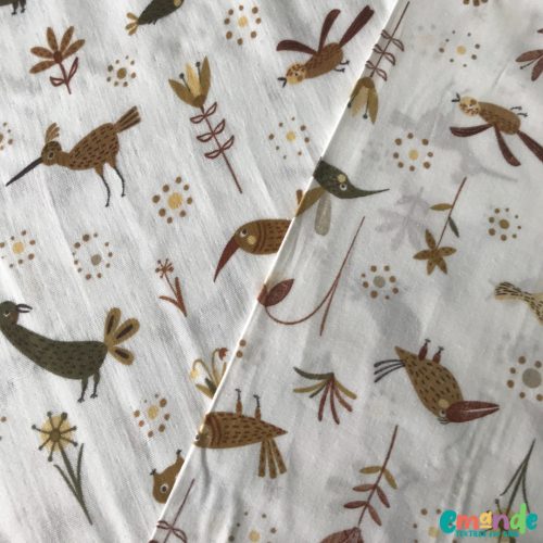 Pamutvászon, Erdei madarak, Törtfehér