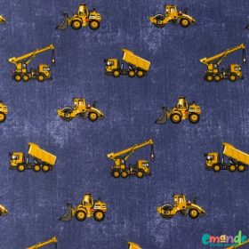 Pamutvászon, Munkagépek, Kék