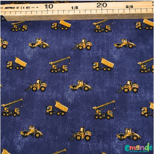 Pamutvászon, Munkagépek, Kék