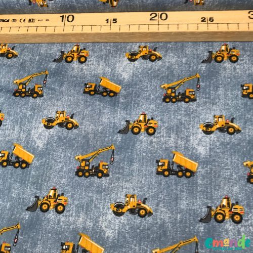 Pamutvászon, Munkagépek,   Világoskék 