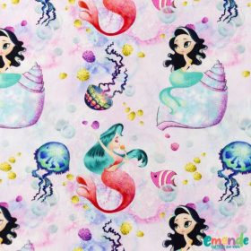 Pamutvászon, Sellők,   Lilás