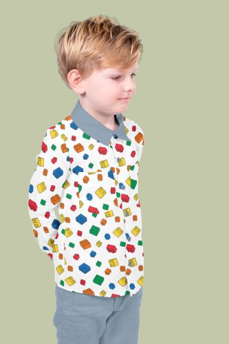 Pamutvászon, Építőkocka Fehér  