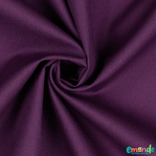 Egyszínű pamutvászon, Lila