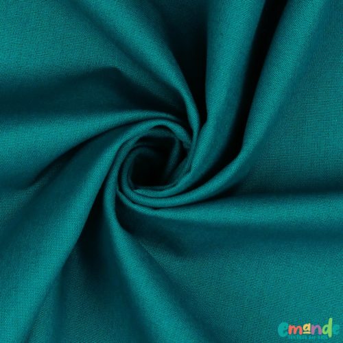 Egyszínű pamutvászon, Petrol