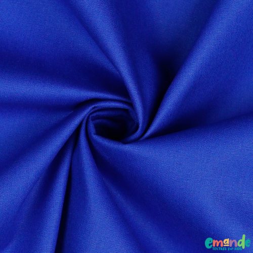 Egyszínű pamutvászon, Kobalt   
