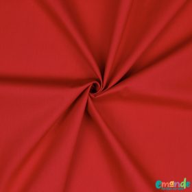Egyszínű Pamutvászon, Piros   