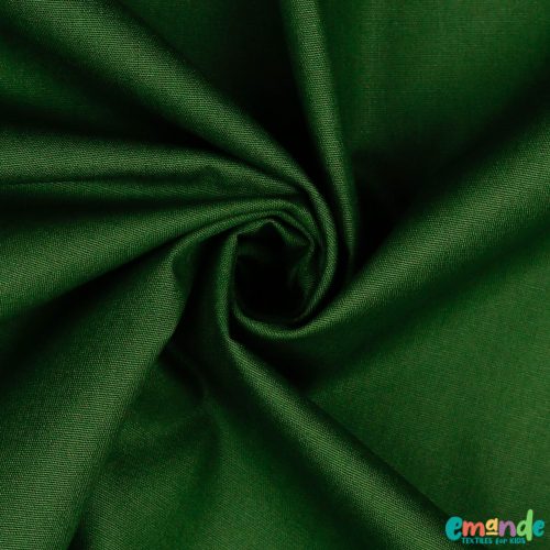 Egyszínű Pamutvászon, Erdő zöld   