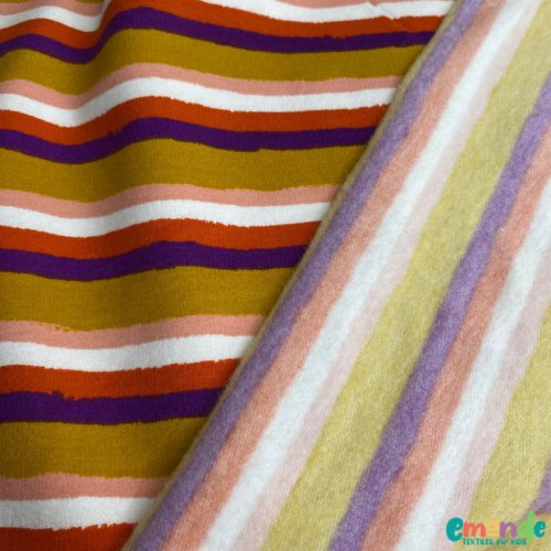 Extra puha, bolyhos futter (Soft sweat), Retro csíkok   