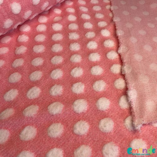 Teddy, Fehér pöttyök, Pink  