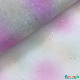 Tüll, Glitteres szivárvány   