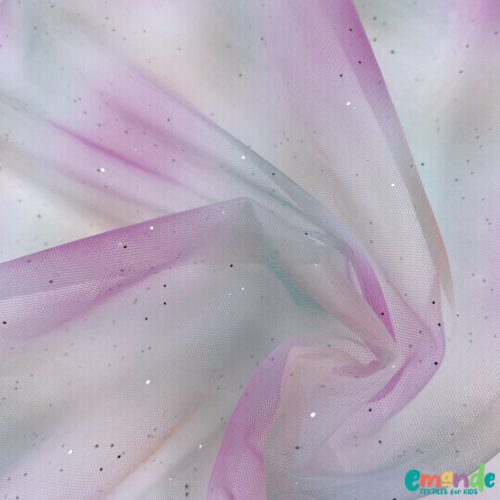 Tüll, Glitteres szivárvány   