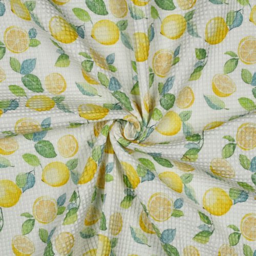 Mintás waffel, Citrom, Fehér