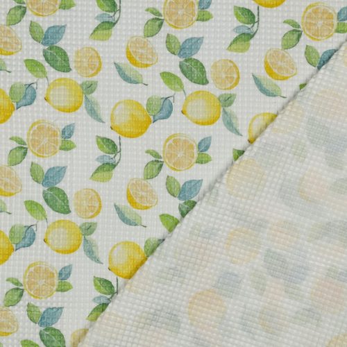 Mintás waffel, Citrom, Fehér