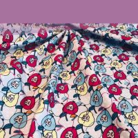 Mintás pamut jersey